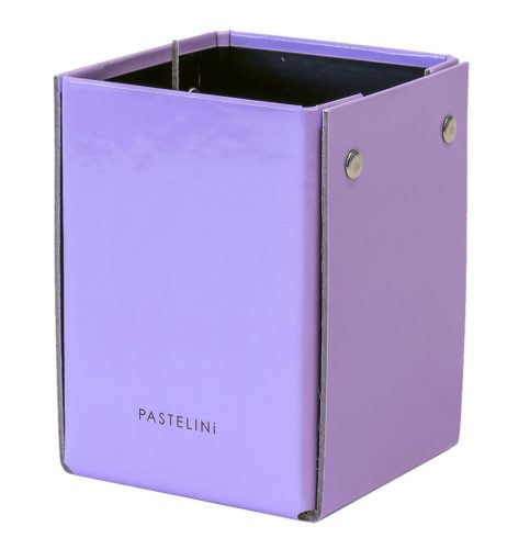 Pastelini asztali ceruzatartó – pasztell lila, laminált karton, 80x105x80 mm