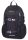 OXY Zero iskolatáska – fekete virágmintás ergonomikus hátizsák 3 rekesszel (47x32x18 cm, 27L)