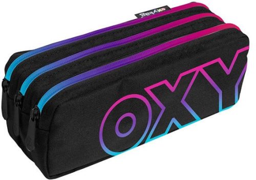Oxy Rainbow tolltartó, beledobálós, 3 rekeszes, kék-rózsaszín