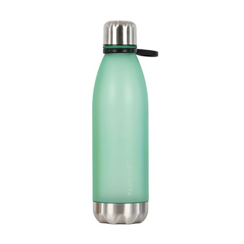 Pastelini kulacs 700ml BPA mentes – pasztell zöld ivópalack fém aljjal