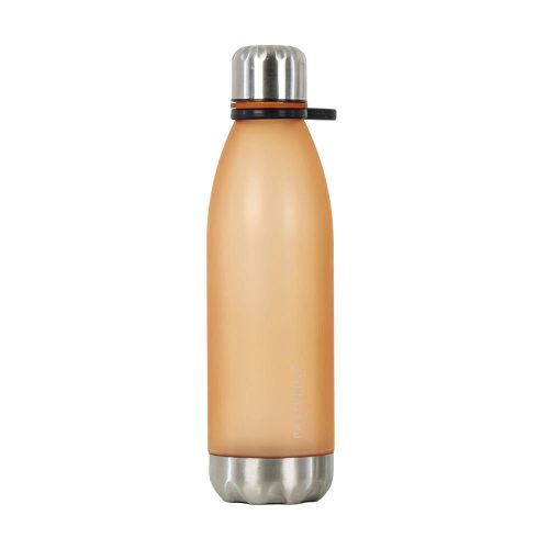 Pastelini kulacs 700ml BPA mentes – pasztell barack ivópalack fém aljjal