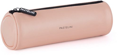 Pastelini tolltartó, hengeres – pasztell barack, PU anyagból
