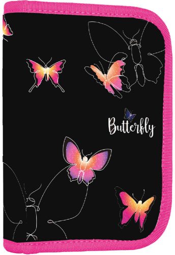 Lepkés klapnis tolltartó, üres – fekete, OXY NEXT Butterfly