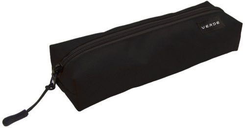 Verde széles tolltartó – szögletes, fekete, beledobálós, 21 cm