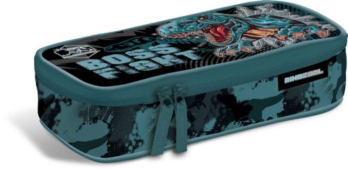 Dino Cool tolltartó, beledobálós – 22x11x6 cm, cipzáras zsebbel