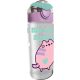 Pusheen cicás kulacs 500ml lila-zöld – divatos vizespalack gyerekeknek és felnőtteknek