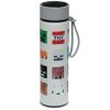 Minecraft rozsdamentes acél thermo palack digitális hőmérővel 450ml – teaszűrős ivópalack