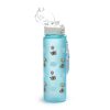 Pusheen kulacs 600 ml – cicás, lufis minta, BPA mentes, kék