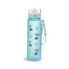 Pusheen kulacs 600 ml – cicás, lufis minta, BPA mentes, kék