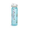 Pusheen kulacs 600 ml – cicás, lufis minta, BPA mentes, kék