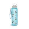 Pusheen kulacs 600 ml – cicás, lufis minta, BPA mentes, kék
