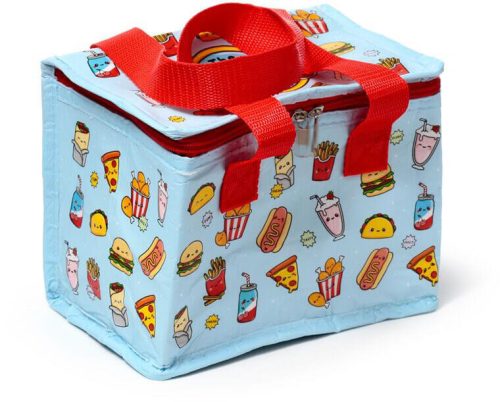 Foodiemals uzsonnás táska – hűtőtáska, 20x17x13 cm, újrahasznosított anyagból