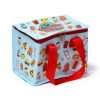 Foodiemals uzsonnás táska – hűtőtáska, 20x17x13 cm, újrahasznosított anyagból