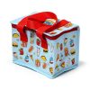 Foodiemals uzsonnás táska – hűtőtáska, 20x17x13 cm, újrahasznosított anyagból