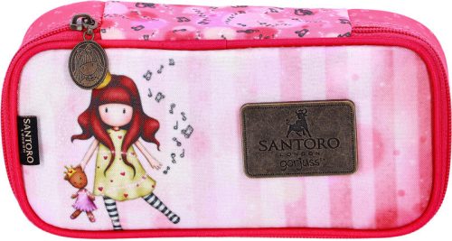 Santoro Gorjuss tolltartó – ovális, beledobálós, csillogó, Princesses, 20,5x11,5x6,5 cm