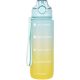 Motivációs kulacs 750ml zöld-kék – Starpak ivópalack vízfogyasztás ösztönző feliratokkal