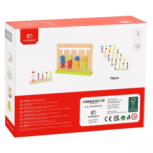 JátékTooky Toy logikai játék homokórával