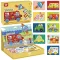 JátékTooky Toy mágneses fa puzzle készlet - járműves