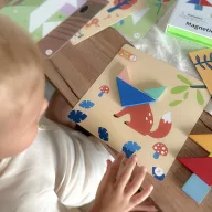 Tooky Toy tangram készlet 