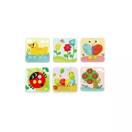 Tooky Toy puzzle készlet - színek tanulása
