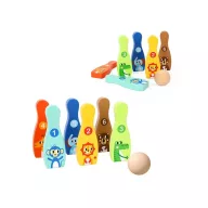 Tooky Toy fa bowling készlet 6 db labdával