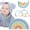 Tooky Toy fa montessori szivárványkirakó