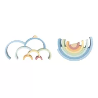 Tooky Toy fa montessori szivárványkirakó