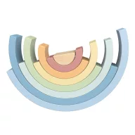 Tooky Toy fa montessori szivárványkirakó