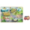 JátékTooky Toy magasított járműves puzzle