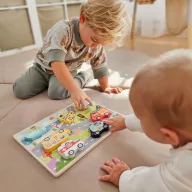 JátékTooky Toy magasított járműves puzzle