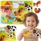 Tooky Toy fa magasított puzzle - farm