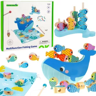 JátékTooky Toy 4 az 1-ben horgászos montesszori játék