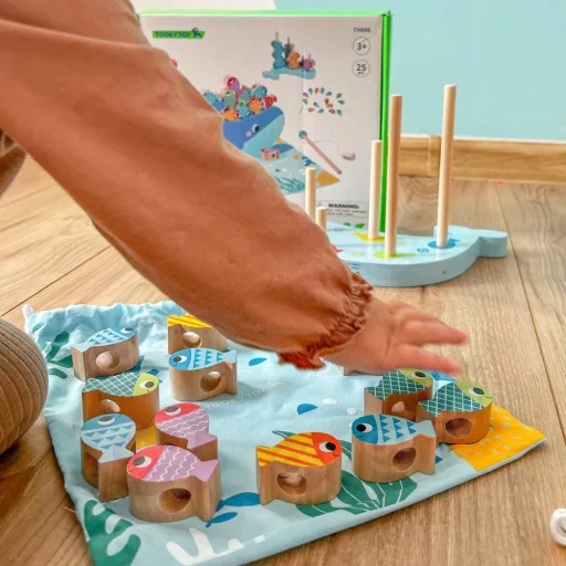 JátékTooky Toy 4 az 1-ben horgászos montesszori játék
