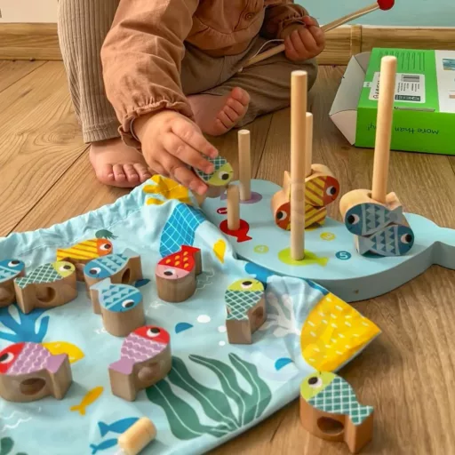 JátékTooky Toy 4 az 1-ben horgászos montesszori játék
