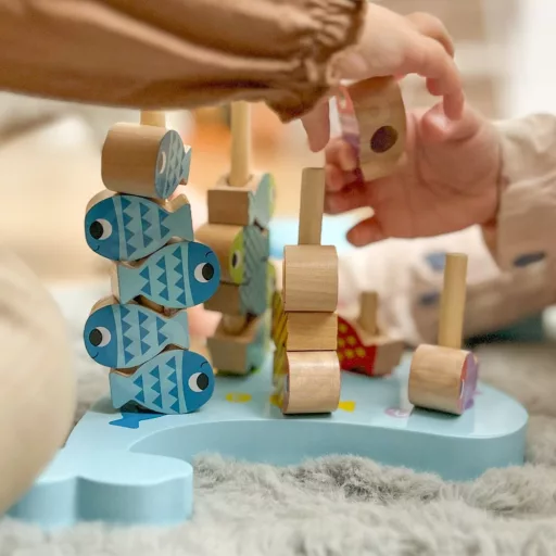 JátékTooky Toy 4 az 1-ben horgászos montesszori játék
