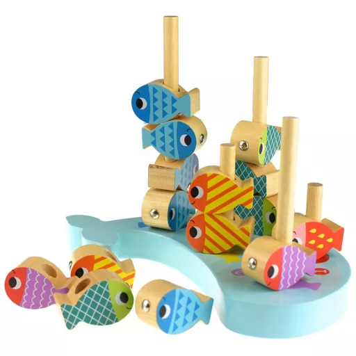 JátékTooky Toy 4 az 1-ben horgászos montesszori játék