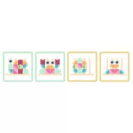   Tooky Toy 18 db-os montessori puzzle - fejlesztőjáték 2 éves kortól - feladatlapokkal