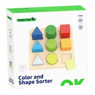 Tooky Toy geometriai formaillesztő játék