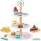 Tooky Toy  3 szintes tortaállvány kiegészítőkkel