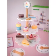 Tooky Toy  3 szintes tortaállvány kiegészítőkkel