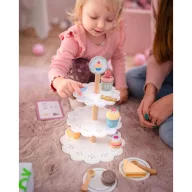 Tooky Toy  3 szintes tortaállvány kiegészítőkkel