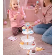 Tooky Toy  3 szintes tortaállvány kiegészítőkkel