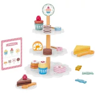 Tooky Toy  3 szintes tortaállvány kiegészítőkkel