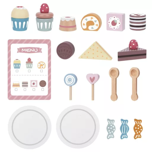 Tooky Toy  3 szintes tortaállvány kiegészítőkkel