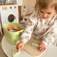 JátékTooky Toy fa szeletelhető ételek– 31 db-os készlet 