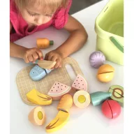 JátékTooky Toy fa szeletelhető ételek– 31 db-os készlet 