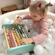 Tooky Toy tanuljunk angolul! kétoldalas abakusz képekkel