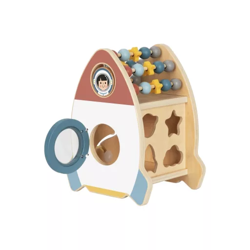 Tooky Toy multifunkciós tevékenységi rakéta - montessori
