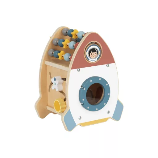 Tooky Toy multifunkciós tevékenységi rakéta - montessori