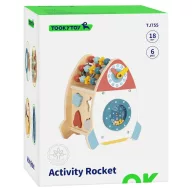 Tooky Toy multifunkciós tevékenységi rakéta - montessori